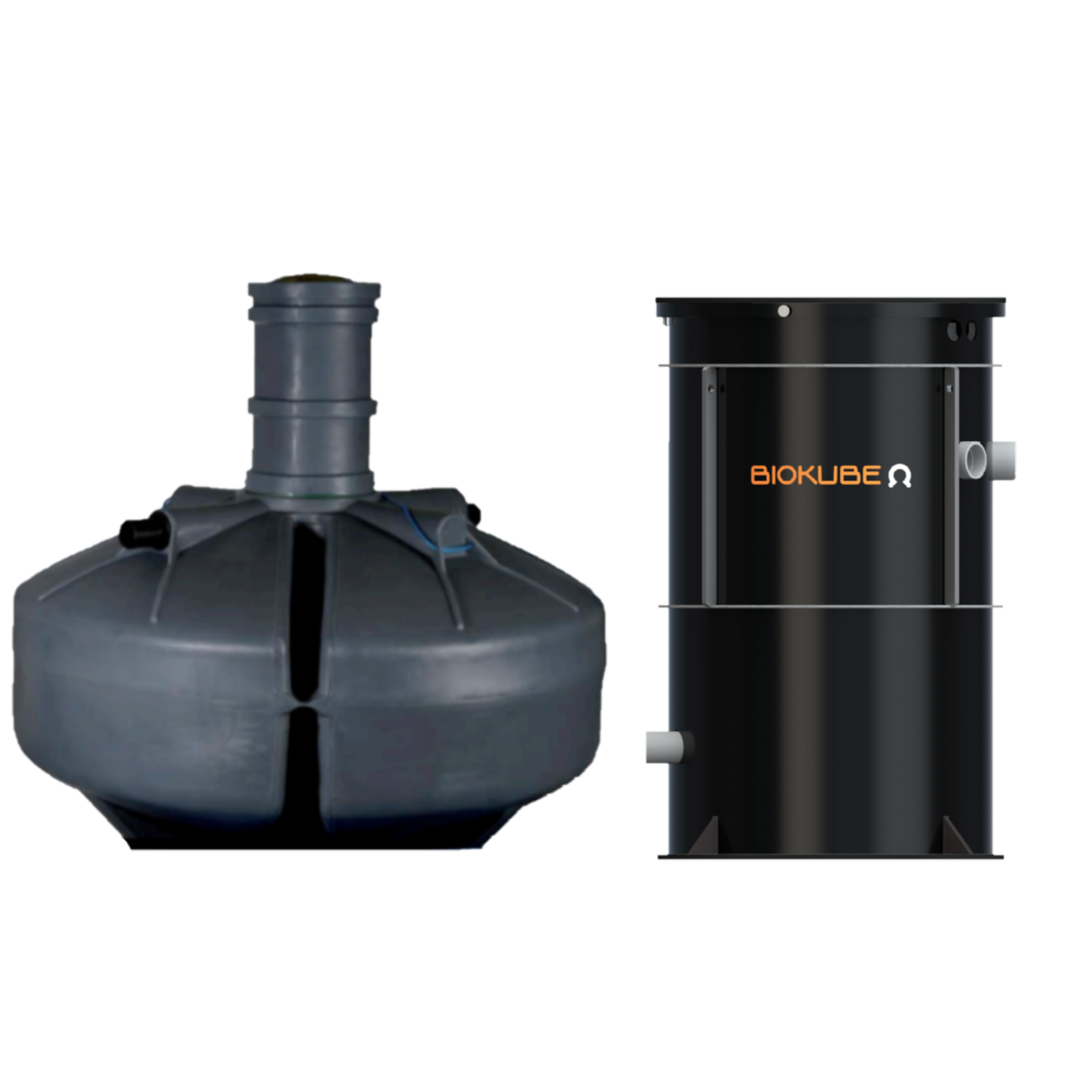 Vestelli BioKube Pluto + Vestelli 3-osainen sakosäiliö 3600 l