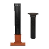 Viemärintarkastusputki 200/160-110 mm valurautakannella, teleskooppi (VTP1) - Image 3